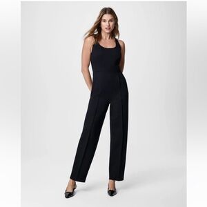 Spanx ponte barrel leg jumpsuit
